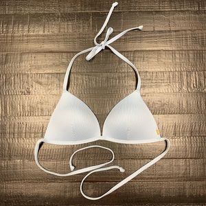 PINK triangle bikini top